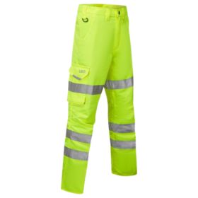 Leo Workwear Pennymoor EcoViz Womens Cargo Trouser - Yellow