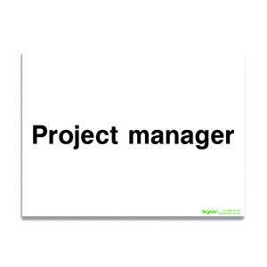 Project Manager Sign