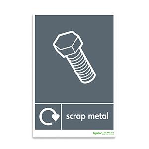 Scrap Metal Recycling Sign