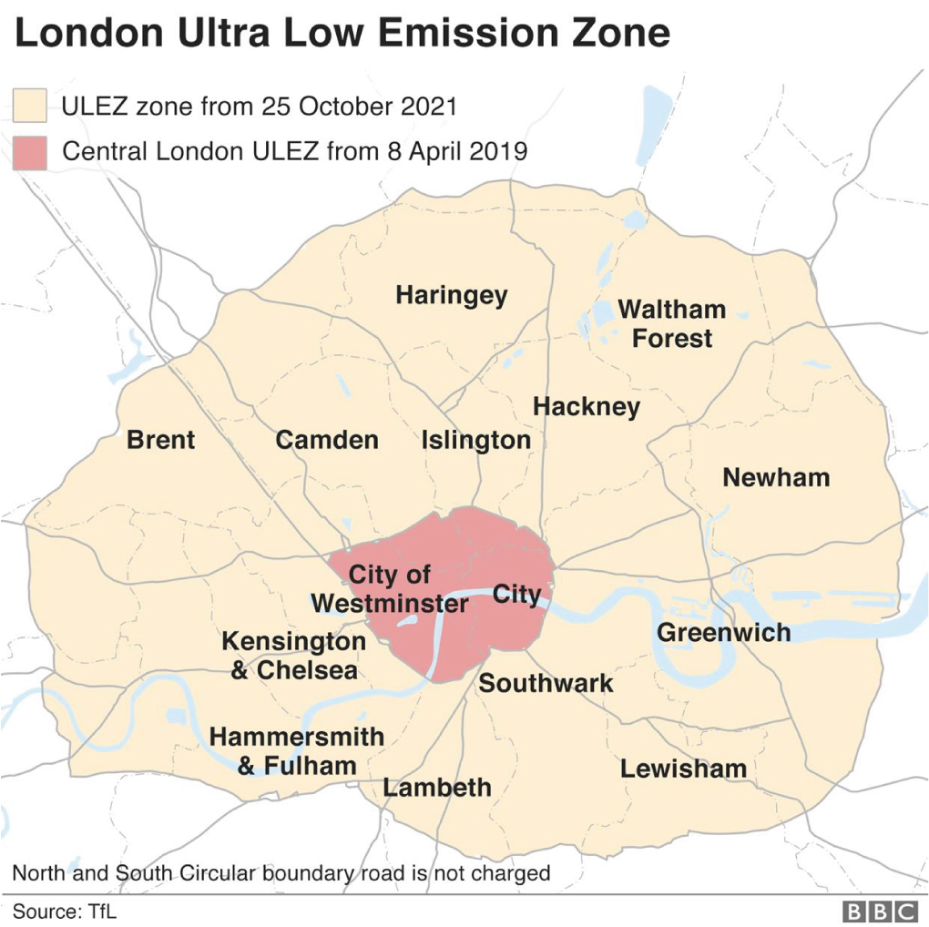 TfL introduces Ultra Low Emission Zone (ULEZ)