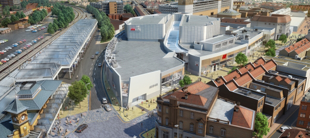 Kier Eastbourne mall expansion