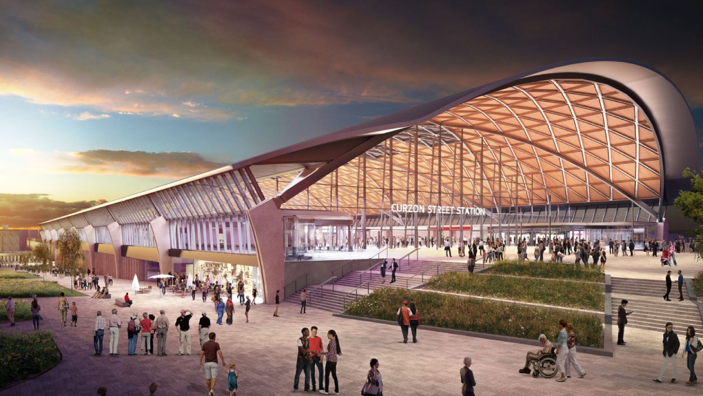 HS2 reveals station designs