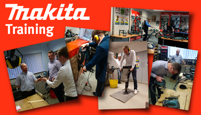 Bryson at Makita for Training